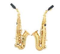 Beginners saxophone Instrument B Flat Treble Saxophone Adult Lacquer Gold Small Treble Elbow