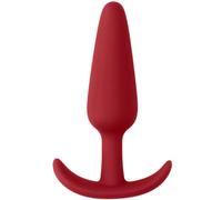 Beginners Size Slim Butt Plug Red