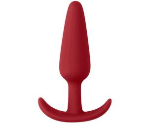 Beginners Size Slim Butt Plug Red