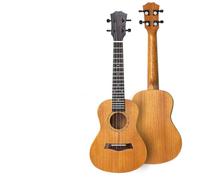 Beginners Ukulele 23inch Mahogany All Solid Wood Ukulele Beginner Level Classical Instrument(23-inch natural wood finish)