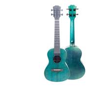 Beginners Ukulele 23inch Mahogany All Solid Wood Ukulele Beginner Level Classical Instrument(23-inch blue)