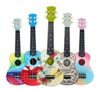 Beginners Ukulele Colorful Ukulele For Beginners And Professionals Portable And Creative(Little Fox)