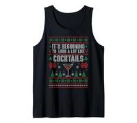 Beginning to Look A Lot Like Cocktails Ugly Christmas Tank Top