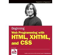 Beginning Web Programming with HTML, XHTML, and CSS