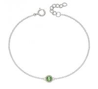 Beginnings August Birthstone Bracelet with Swarovski Crystal B5291 - - Sterling Silver