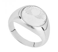 Beginnings Diamond Cut Signet Ring R3832 | Acotis Diamonds - Size 54 - Sterling Silver