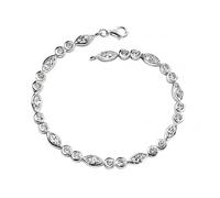 Beginnings Elements Silver Marquise And CZ Bracelet B3093CZ362