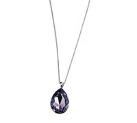 Beginnings Elements Silver Teardrop Swarovski Tanzanite Colour Crystal