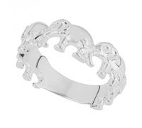 Beginnings Elephant Band Ring R3826 - Classic Look | Acotis Diamonds - Size 54 - Sterling Silver