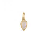 Beginnings Gold Plated Birthstone October Opal Pendant P5223 - Exclusive - Sterling Silver / Ethopian Opal