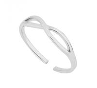 Beginnings Infinity Toe Ring R3847 - Polished Quality | Acotis Diamonds - Sterling Silver