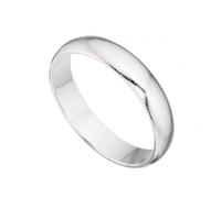 Beginnings Sterling Silver 4mm Band Ring R131 - Exclusive Design - Size 50