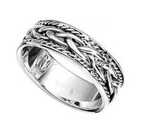 Beginnings Sterling Silver Band Ring R322 / Size 56