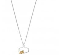 Beginnings Sterling Silver Bee Honeycomb Pendant P4839 - Signature Edition - Sterling Silver