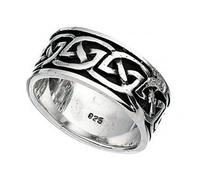 Beginnings Sterling Silver Celtic Band Ring R088 - Size 64