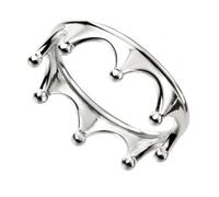 Beginnings Sterling Silver Crown Ring R3542 / Size 58