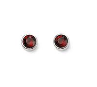 Beginnings Sterling Silver Crystal Birthstone Earrings by Beginnings Silver