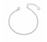 Beginnings Sterling Silver Cubic Zirconia White Bracelet B5533C - Sterling Silver / Zirconia