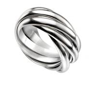 Beginnings Sterling Silver Heavyweight Russian Wedding Band R3549 / Size 60