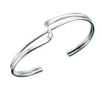 Beginnings Sterling Silver Squiggle Bangle