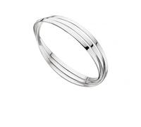 Beginnings Sterling Silver Triple Russian Wedding Flat Bands