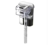 BEGONDIS Aquarium External Filter, Hang-On Design, 250L/H, 5-in-1 Adjustable Flow System with Bio-Filtration, Oxygenation for Small Fish Tanks, Energy Efficient and Quiet Operation