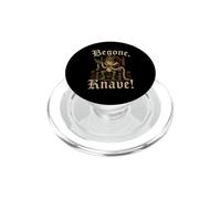 Begone Knave King Frog Renaissance Medieval PopSockets PopGrip for MagSafe