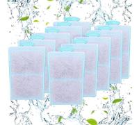 Begonia 10 x Replacement Filter Pads for Tetra EasyCrystal Filter Pack 250/300, Filter Pads with Activated Carbon and Zeolite, Replacement Filter Pads, Aquarium Filter Cartridge for Tetra EasyCrystal