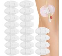 Begonia 20 x Catheter Stabilising Device, Self-Adhesive Catheter Urinary Leg Pocket, Leg Band Holder, Sticker, Catheter Tube, Adhensive Catheter, Leg Strap Catheter Accessories for Single Double Tube