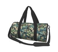 Begonia_Art Print Travel Duffel Bag, Lightweight Sports Gym Bag with Shoulder Straps for Women Men Teen ravel Business Trip