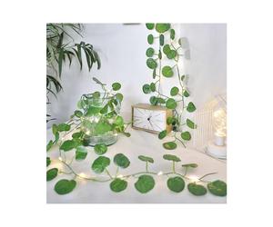 (Begonia leaves, 2M 20LED ?Solar?) Artificial Maple Leaf String Lights Garland Wedding Christmas Party Decor Lamp