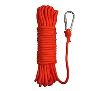 BeGrit 30m Floating Rope Anchor Mooring Rope Multifunction Ropes 8mm | Kayak Canoe Tow Throw Line with Carabiner for Boat Camping Hiking Awning Tent Canopy(Orange)