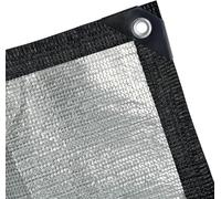 BeGrit 99% Aluminet Reflective Shade Cloth 2m x 4m Aluminum Shade Net UV Protection & Cooling Netting Heat-reflecting Mesh Silver Solar Blocking Fabric for Greenhouse Gardens Patios Shelters Cars