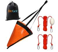 BeGrit Drift Anchor 24”Drift Sock for Boat Kayak Sea Anchor Drogue Fishing Boat Trolling Sock Sea Brake System Drift Boat Control For Lake River Ocean Anchoring or Trolling Bag