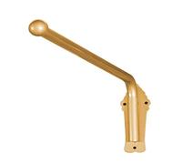 BEGRO Heavy Duty Swing Arm Curtain Rods, Portiere Rod for Side Panels Window Curtain Display Stand Drapery Arm Fdoor Curtain Rail Swing Arm (Color : Gold, Size : 35IN)