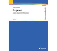 Beguine: 3 recorders (SAT) and piano. Partition et parties.