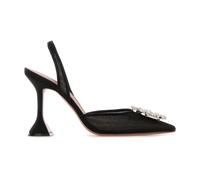 Begum Mesh Sling 95 - female - Amina Muaddi - Pumps - Black - 2 UK - Shoes 2 UK