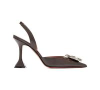Begum Sling 95 - female - Amina Muaddi - Pumps - Brown - 5 UK - Shoes 5 UK