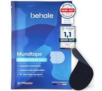 Behale - 30x Mouth plasters Against snoring - Mouth Tape for Sleeping I Anti snoring Support I Snore Stopper with Strength for Beard wearers I Mouth plasters for Sleeping (30)