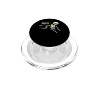Behave No Rubber Duck Cartoon Funny Dishonest Duck Meme PopSockets PopGrip for MagSafe