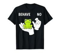 Behave No Sarcastic Frog Hand Snap Meme Value Graphic T-Shirt