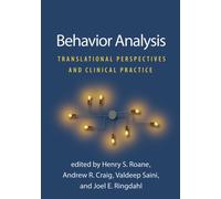 Behavior Analysis : Translational Perspectives and Clinical Practice