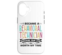Behavior Analyst and RBT Design for a Behavioral Technician Case for iPhone 16