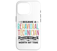 Behavior Analyst and RBT Design for a Behavioral Technician Case for iPhone 16 Pro