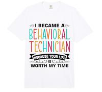 Behavior Analyst and RBT Design for a Behavioral Technician Comfort Colors Adult Heavyweight T-Shirt