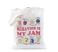 Behavior Analyst Gift ABA BCBA Registered Technician Gift for ABA Therapist Behavior Specialist Bag (BEHAVIOR Tote)