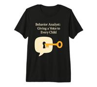 Behavior Analyst Giving Voice to Every Child ABA Premium T-Shirt