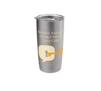 Behavior Analyst Giving Voice to Every Child ABA Stainless Steel Insulated Tumbler