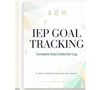 Behavior & Progress Tracking Log: ABC Data, Frequency & Daily Notes for Parents, ABA Therapists & Special Education Teachers | Behavior Data Collection Notebook for Autism, ABA, IEP Goals
