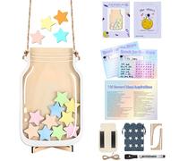 Behavior Reward Jar Magnetic, Star Reward Jar for Children Motivate Good Behaviour Classroom Tools Potty Training Reward Charts, Reward Jar System for Classroom Home, Boys And Girls Christmas gift